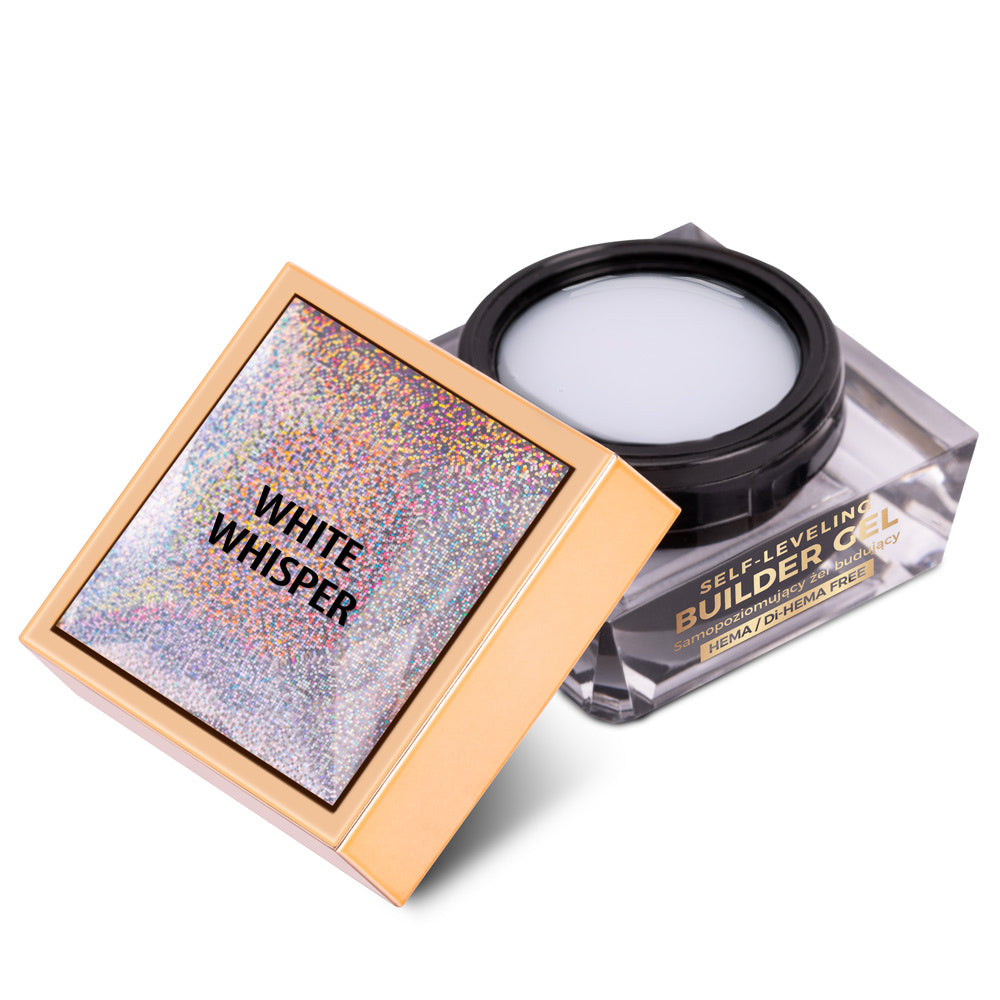 Gel Monophase 3-en-1 Auto-Égalisant White Whisper HEMA & Di-HEMA Free – Molly Nails 50 g