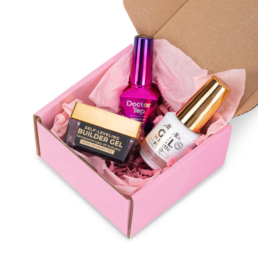 Coffret Découverte Biscotti – 2 Gels & Top Coat Auto-Régénérant – Sans HEMA/Di-HEMA