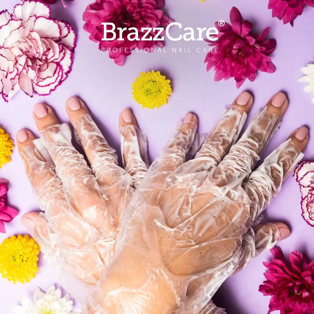 BrazzCare BalbCare Gants Gloves Manucure Brésilienne inclus 1 Lime et Bâtonnet OCIBEL