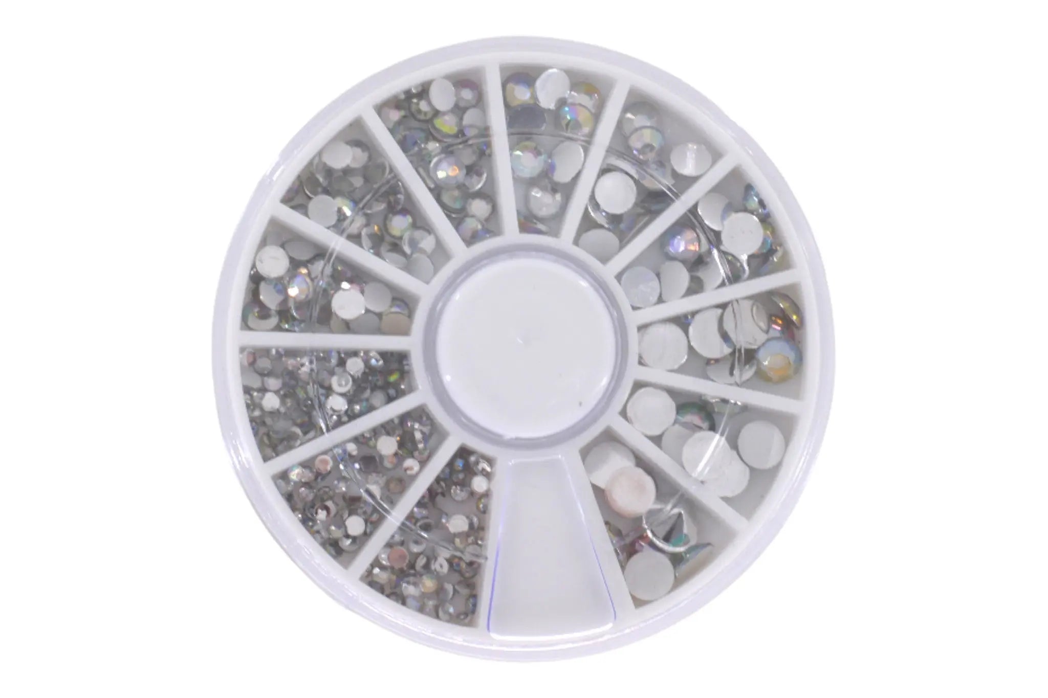 Carrousel Nail Art Strass Argent Multi Taille OCIBEL