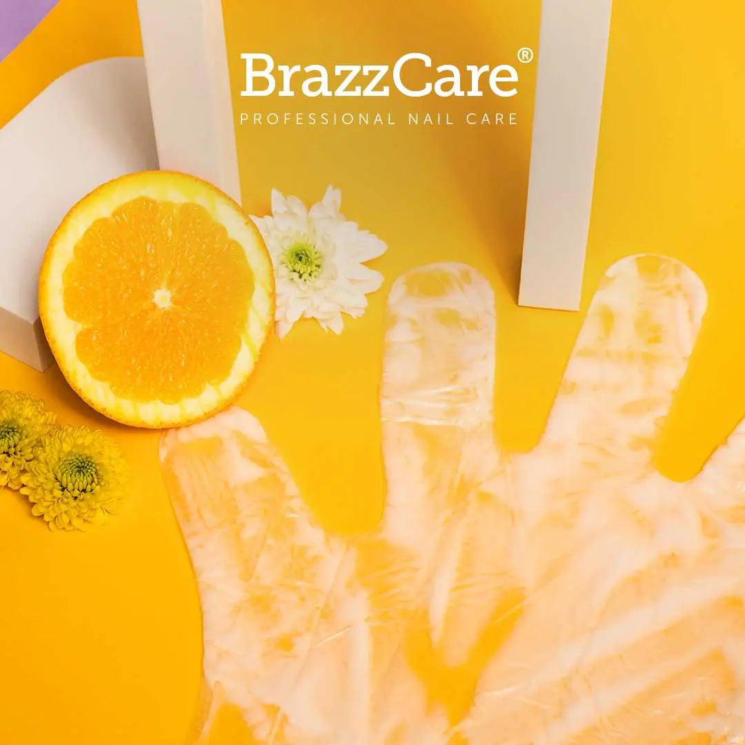 Carton 90 sachets BrazzCare BalbCare Gant Manucure Brésilienne inclus 1 Lime et Bâtonnet OCIBEL