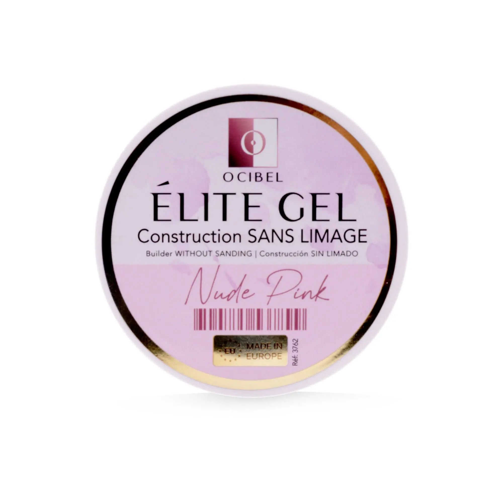 Élite Gel Construction SANS LIMAGE 45g - SANS TPO & HEMA - Nude Pink OCIBEL