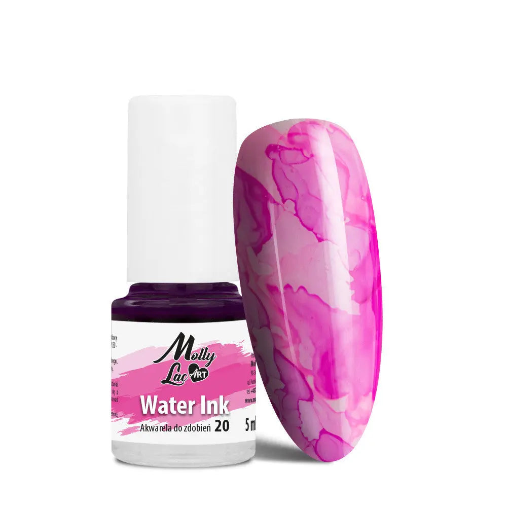 Encre INK Rose Violine Nail Art – Encre Aquarelle pour Décorations Ongles – 5 ml OCIBEL