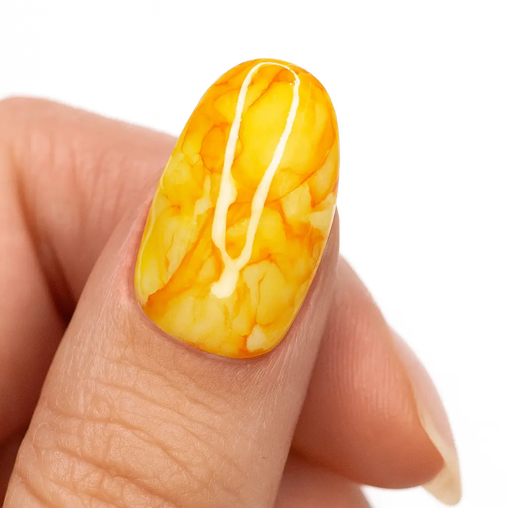 Encres Nail Art – Effets Marbrés & Créations Abstraites – Jaune 12 ml OCIBEL