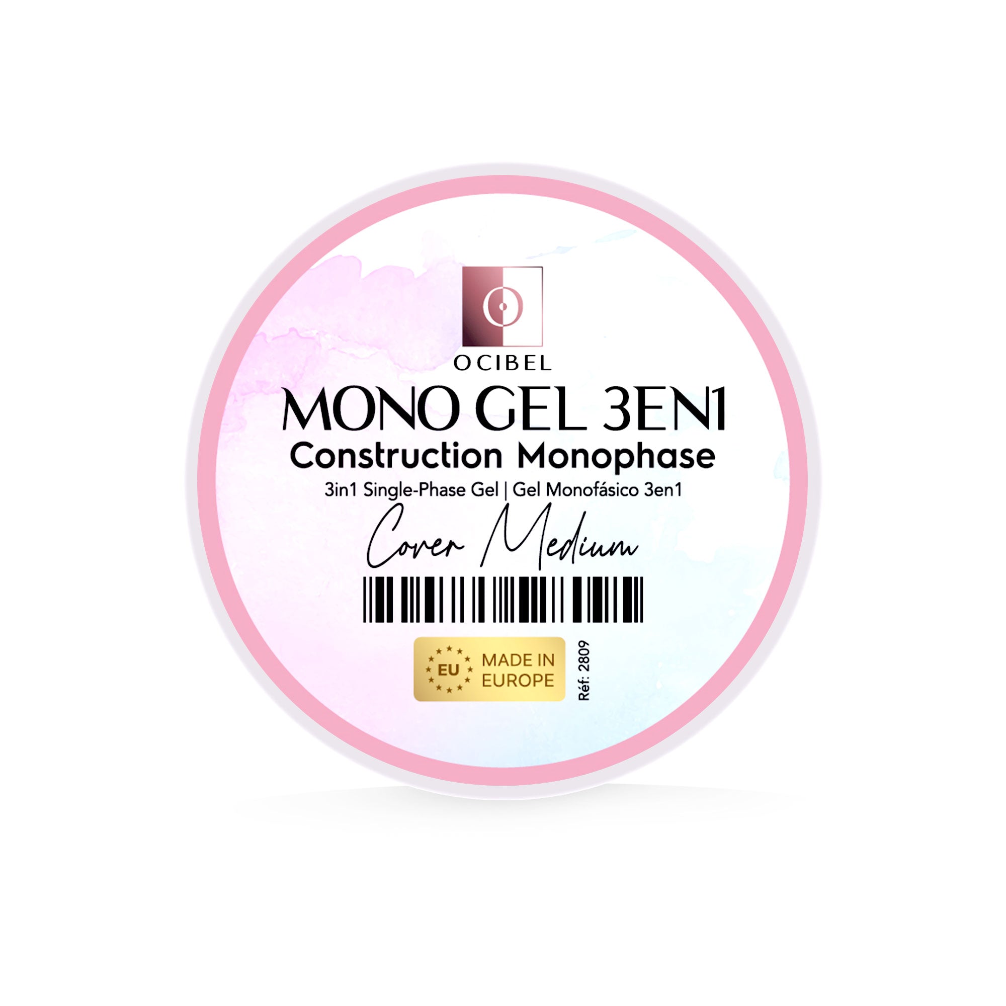 Gel Monophase 3en1 50g - Sans TPO - Sans HEMA - Cover Medium OCIBEL