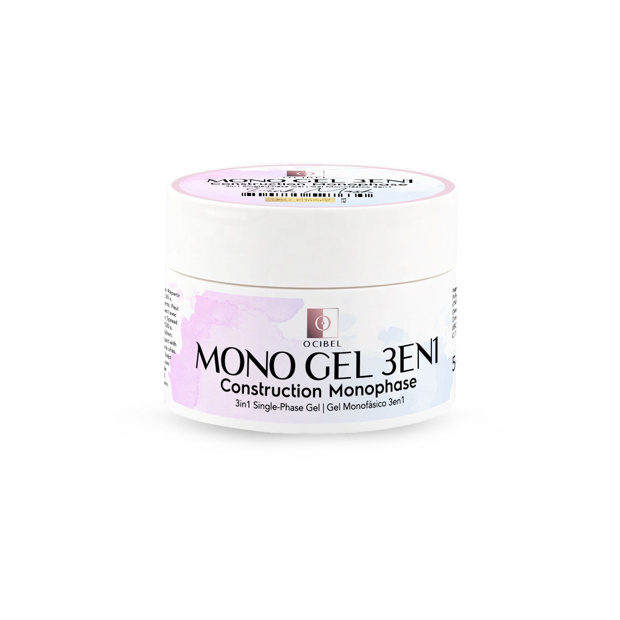 Gel Monophase 3en1 50g - Sans TPO - Sans HEMA - Pink Mask OCIBEL