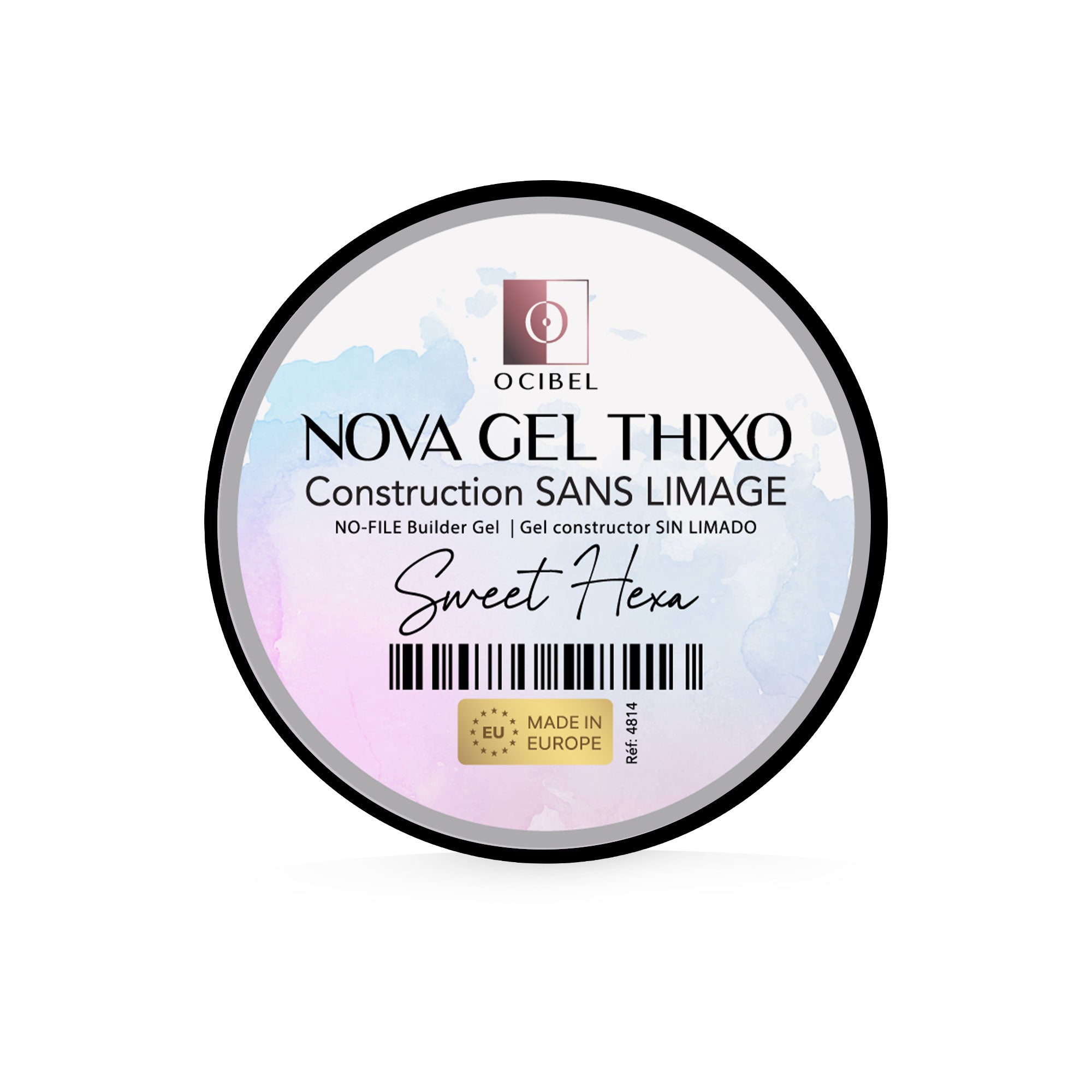 Gel de Construction Thixo SANS LIMAGE 50g - Sans TPO & HEMA - Sweet Hexa OCIBEL