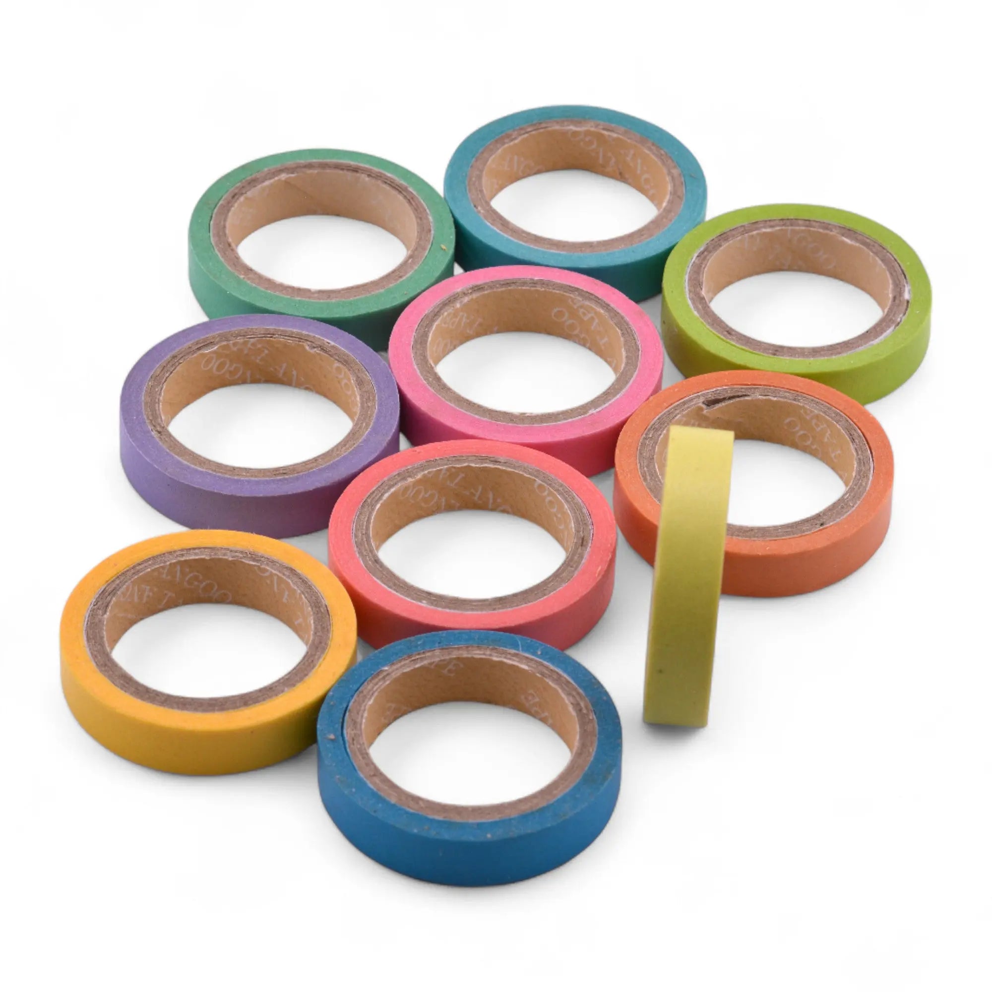 Lot de 10 Rouleaux Tape pour Nail Art – Diamètre : 7,5 mm x 5 M OCIBEL