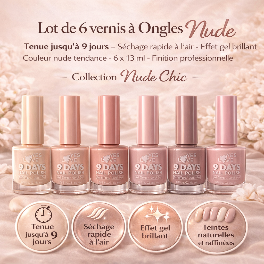 Lot De Vernis à Ongles - Plusieurs Couleurs - Neuf Sous Cellophane