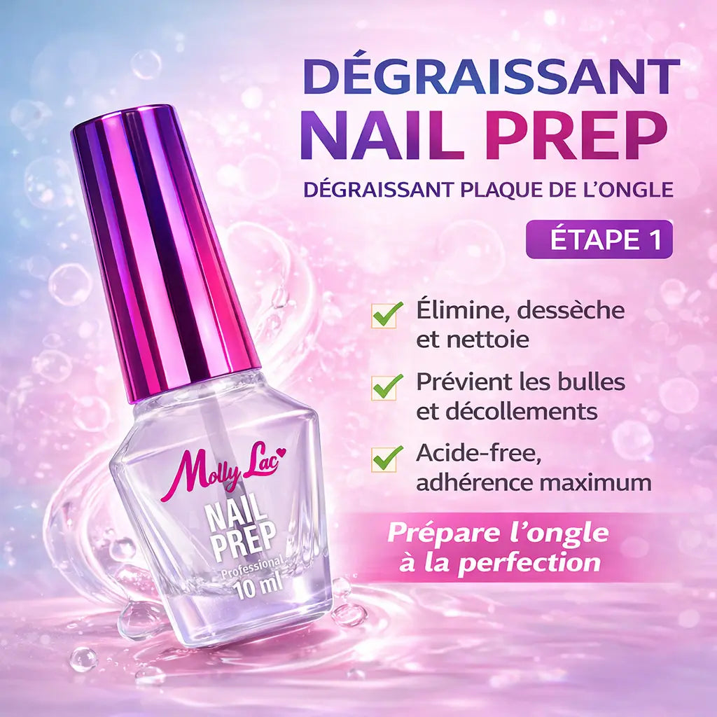 Nail Prep Déshydratant Ongles 'Dehydrator' – Préparation & Dégraissage 10 ml OCIBEL
