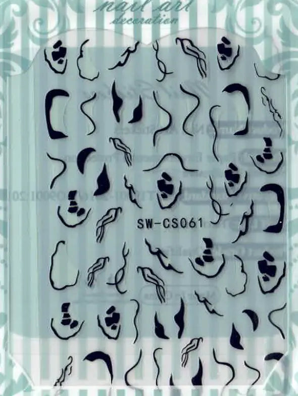 Planche Stickers Autocollant Motif OCIBEL