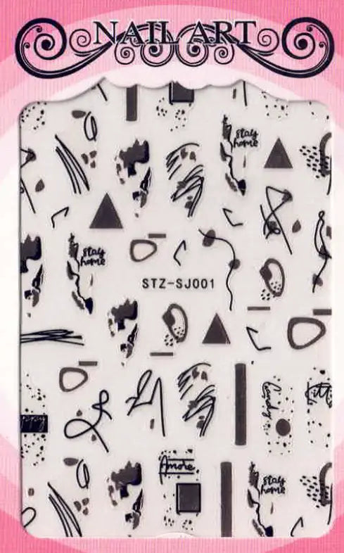 Planche Stickers Autocollant Motif OCIBEL