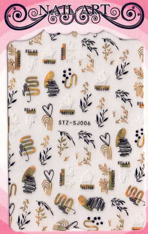 Planche Stickers Autocollant Motif OCIBEL