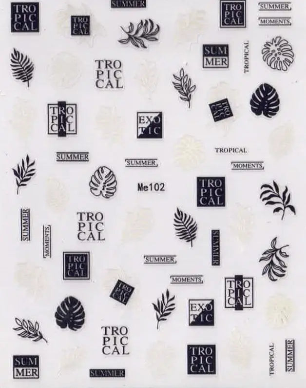 Planche Stickers Autocollant Motif OCIBEL