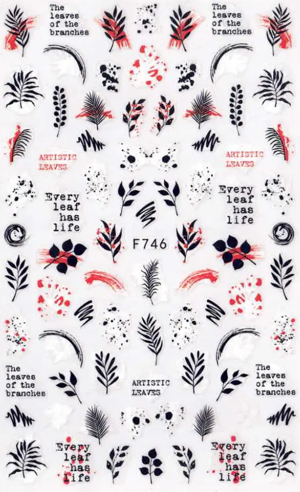 Planche Stickers Autocollant Plante OCIBEL