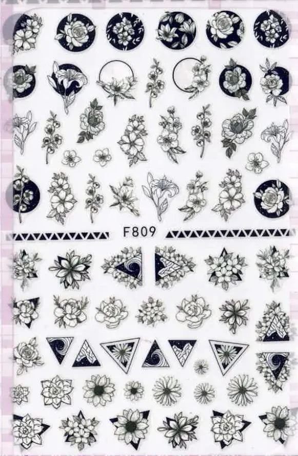 Planche Stickers Autocollant Plante OCIBEL