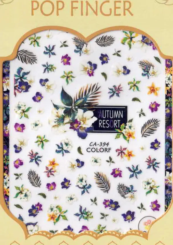 Planche Stickers Autocollant Plante OCIBEL