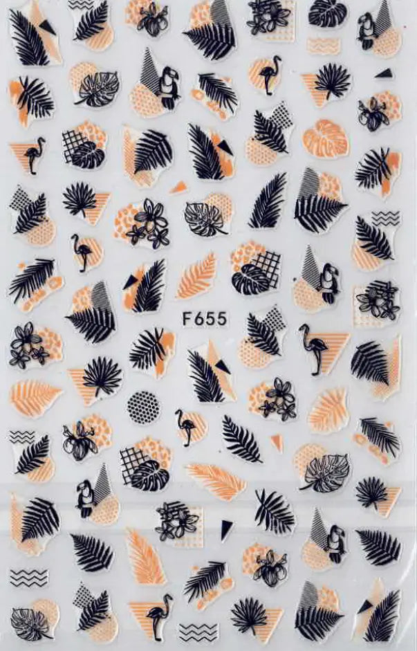 Planche Stickers Autocollant Plante OCIBEL