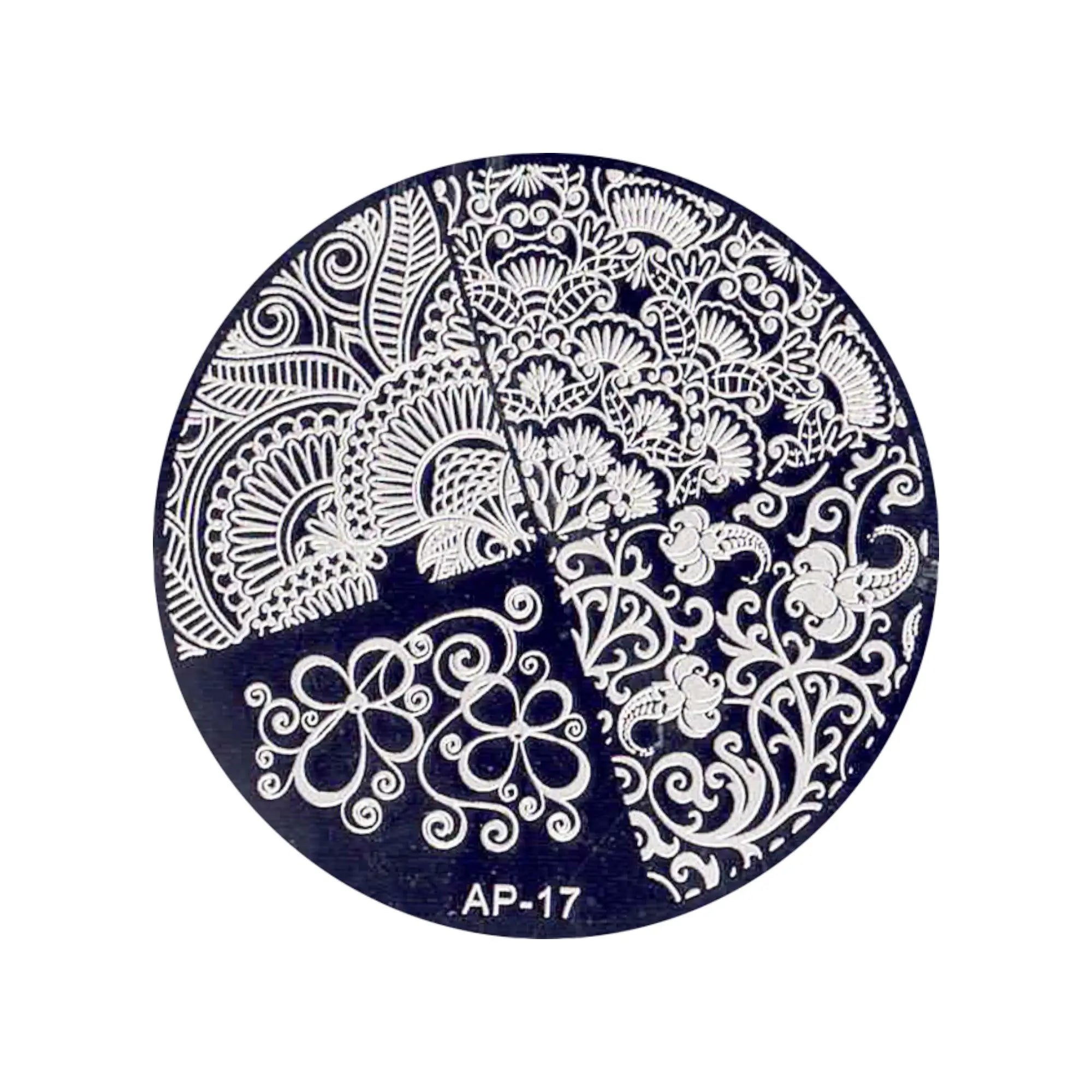 Plaque de Stamping pour Ongles Thème : Motif OCIBEL