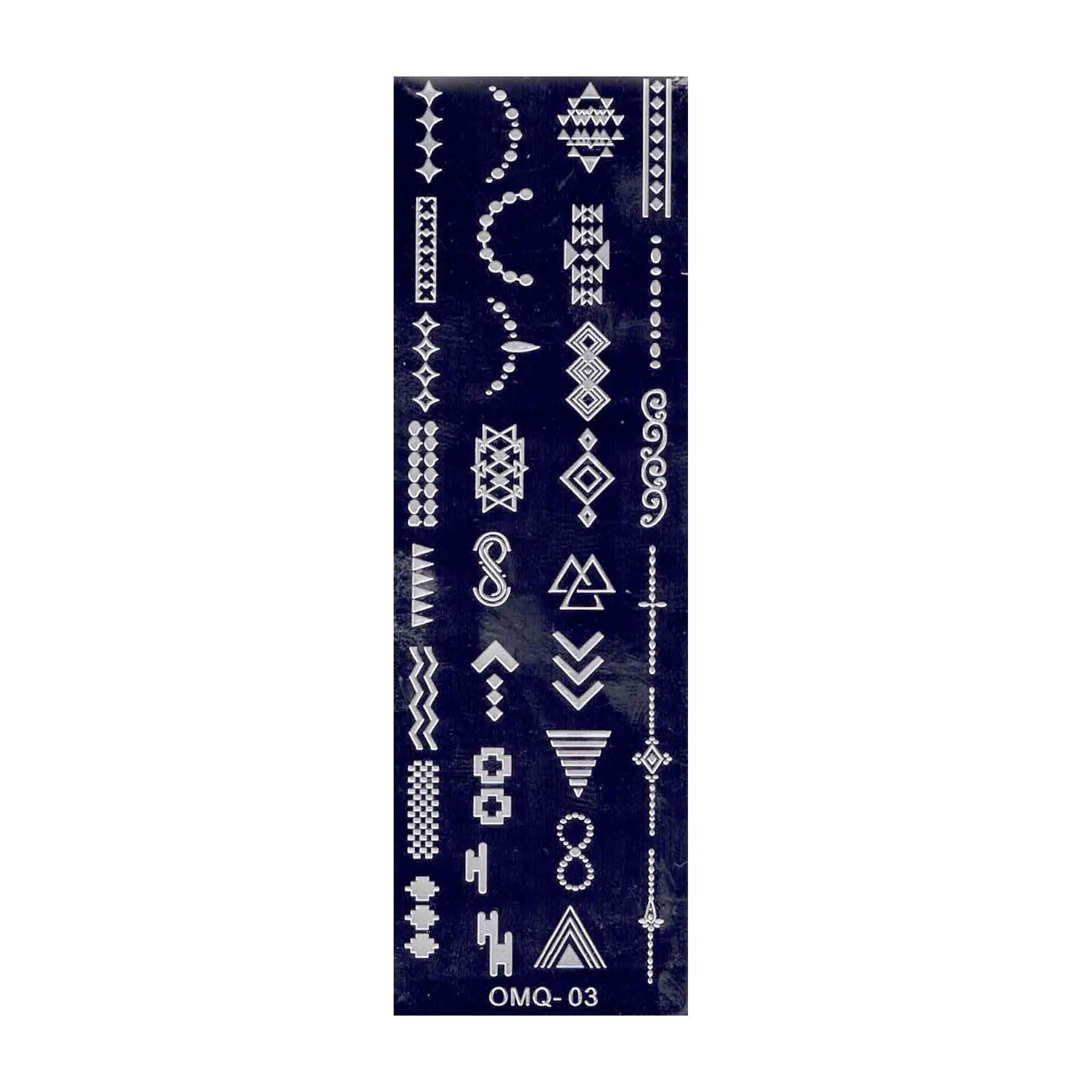 Plaque de Stamping pour Ongles Thème : Motif OCIBEL