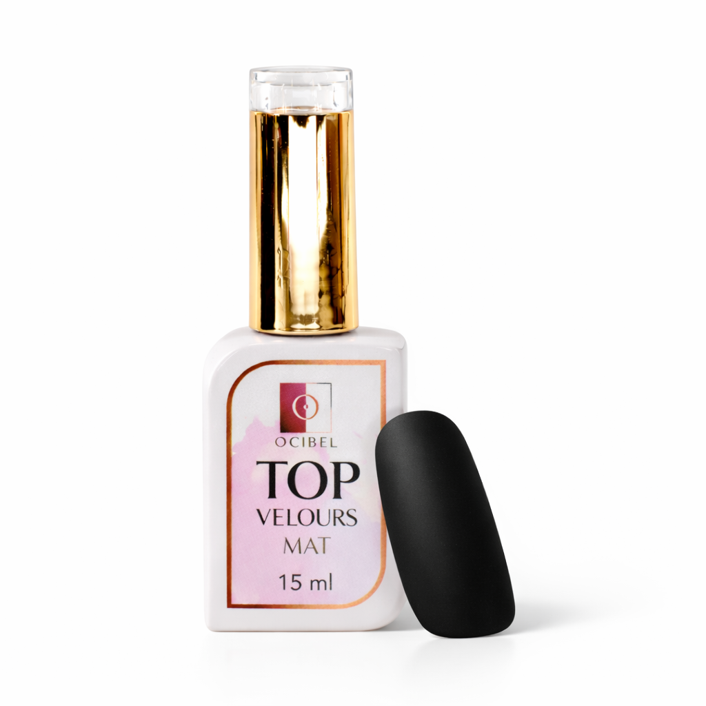 Top Coat Velours Mat Effet Doux et Uniforme 15 ml OCIBEL
