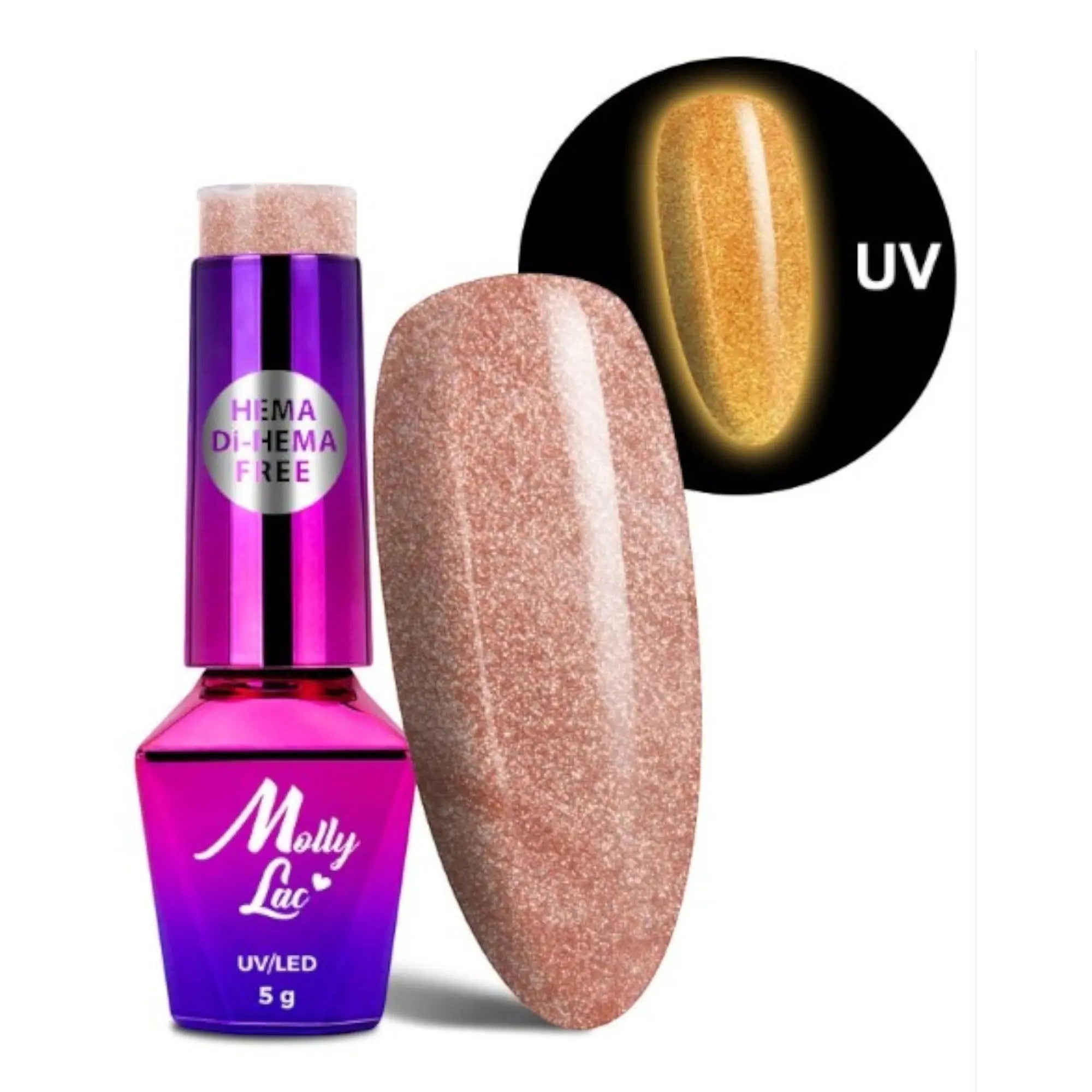 Vernis Semi Permanent Molly Lac 5ml - Glow in the Dark 671 OCIBEL