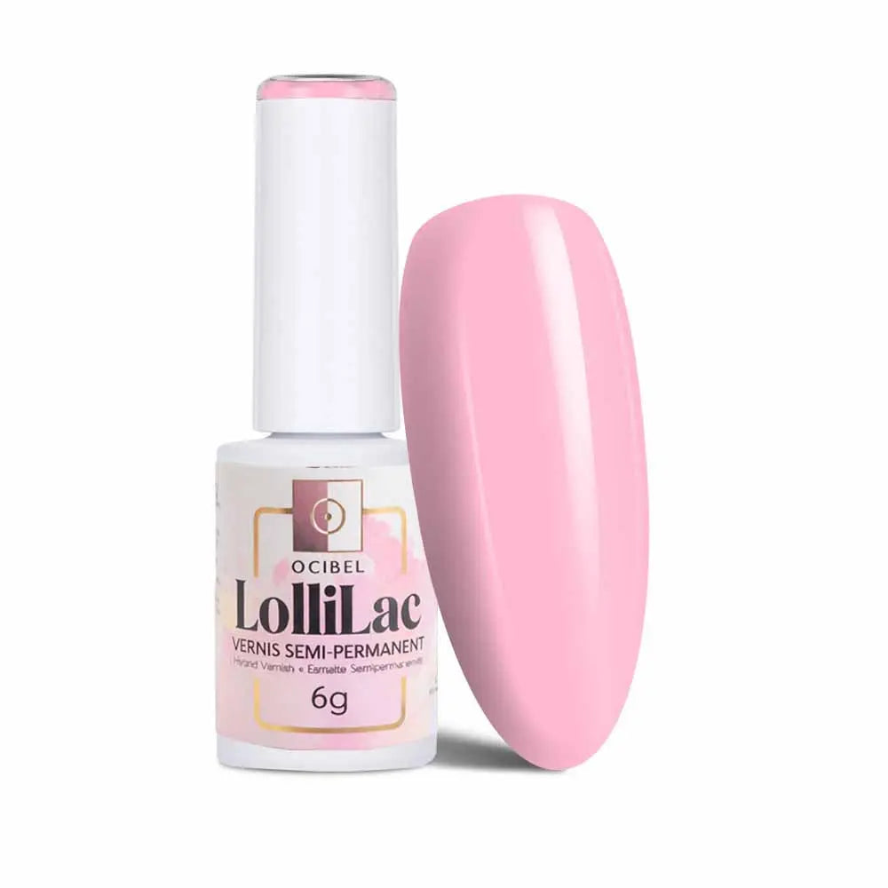 Vernis Semi Permanent UV / LED - Milky Fiber Rose 6g OCIBEL