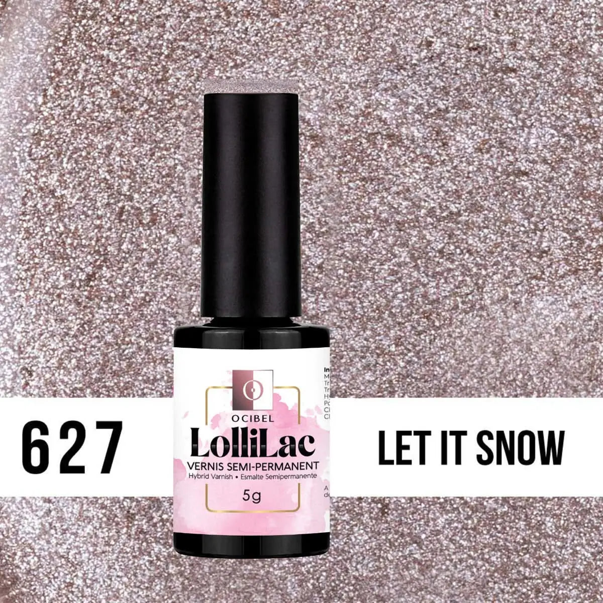 Vernis Semi Permanent UV / LED - Noël Addict N°627 OCIBEL