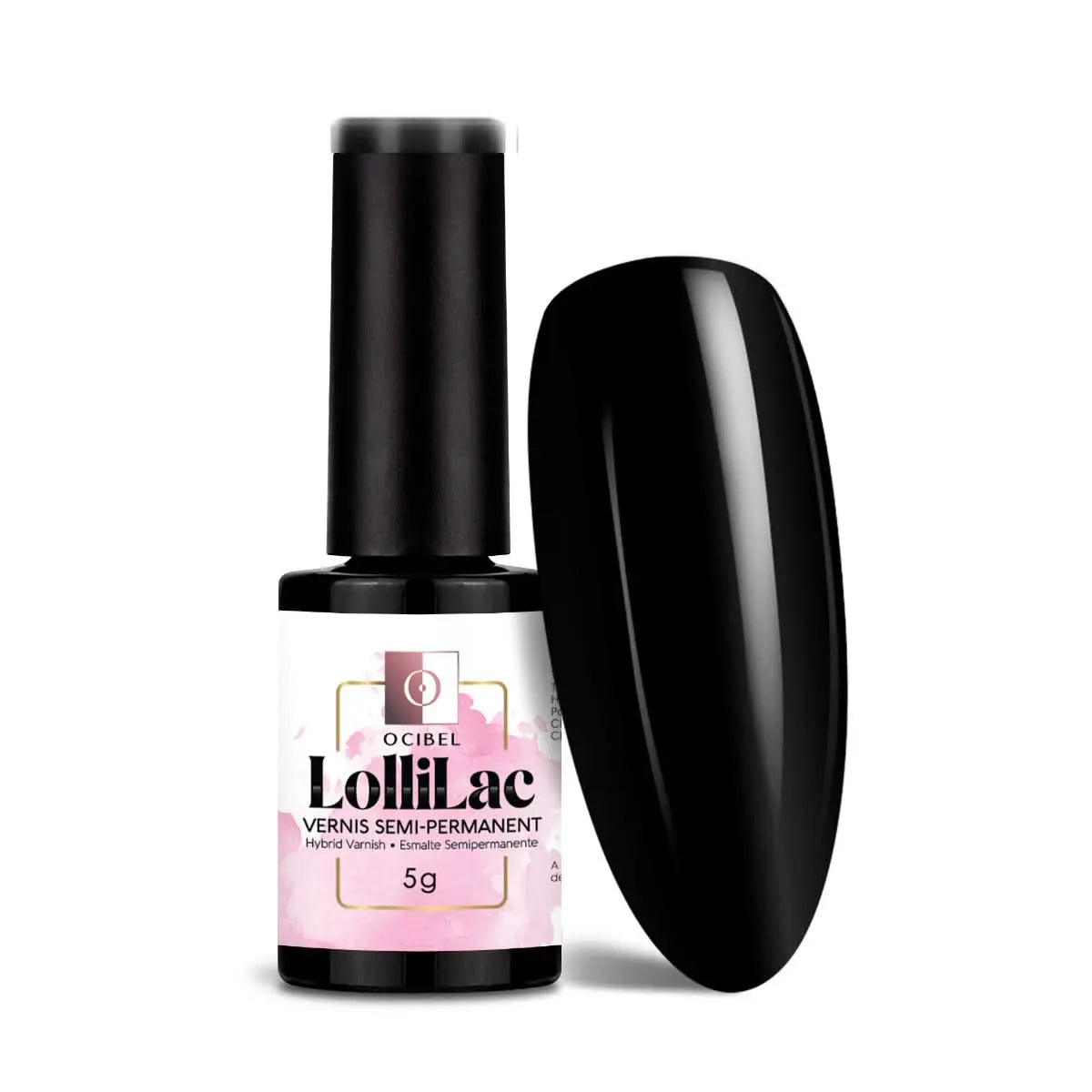 Vernis Semi Permanent UV / LED - Noir Intense OCIBEL