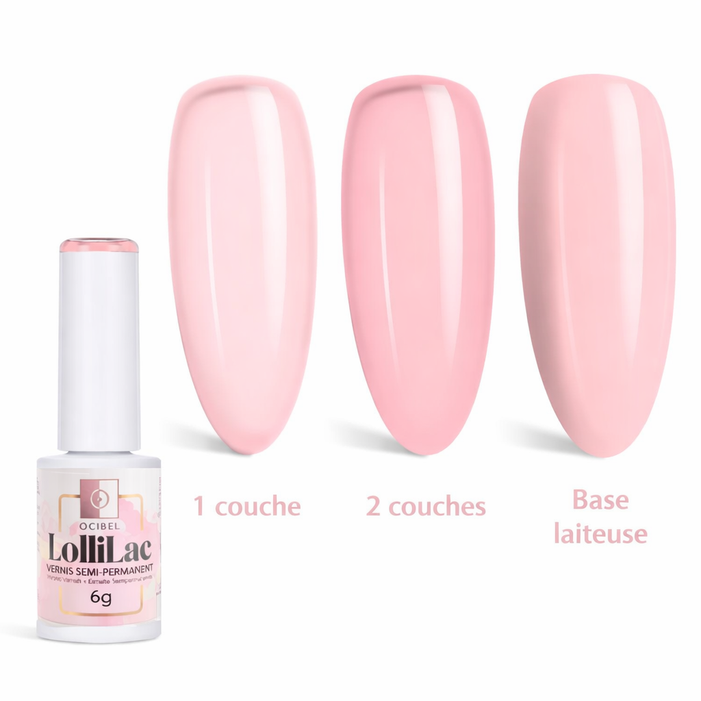 Vernis Semi Permanent UV / LED - Nudes N15 Peach Glow 6g OCIBEL