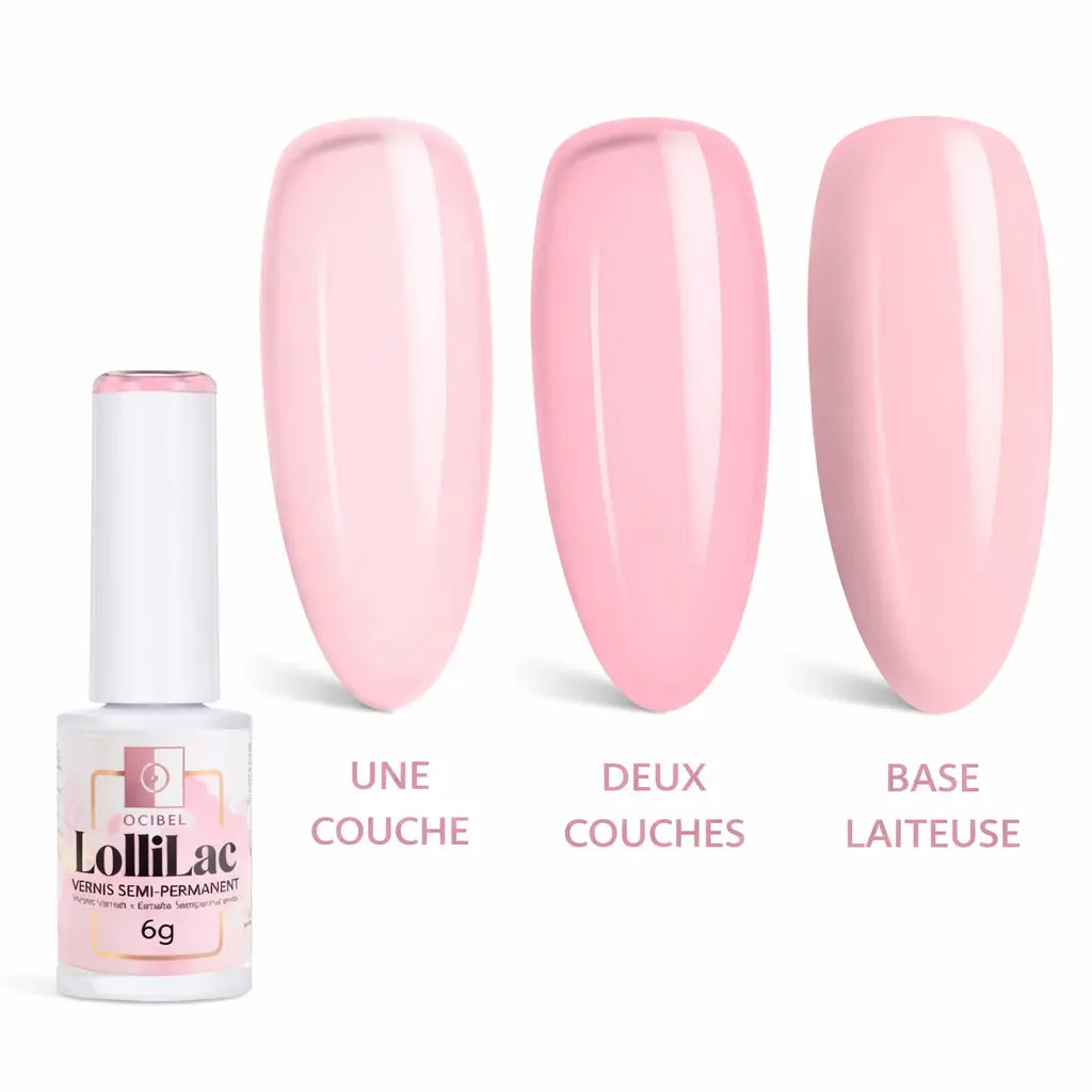Vernis Semi Permanent UV / LED - Nudes N7 Soft French 6g OCIBEL