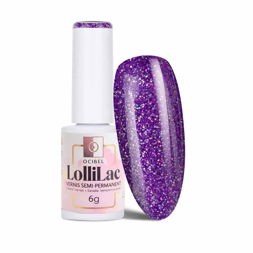 Vernis Semi Permanent UV / LED - Purple Disco 6g OCIBEL