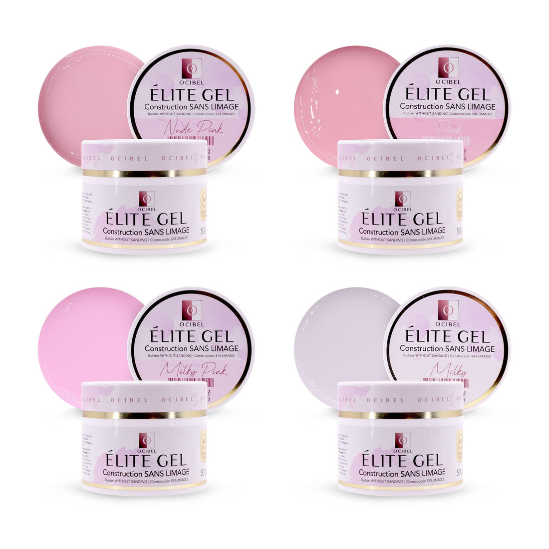 Résultat brillant obtenu avec gel technique sans limage thixotrope