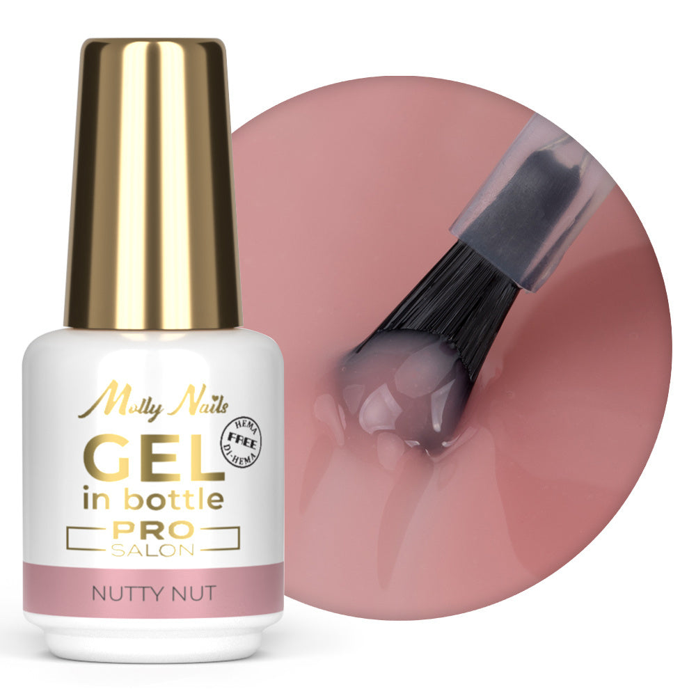 BIAB Builder in a Bottle – Gel de Construction Auto-Égalisant Nutty Nut – 15 ml / 15 g
