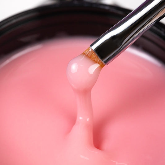 Gel Monophase 3-en-1 Auto-Égalisant Faded Pink HEMA & Di-HEMA Free – Molly Nails 50 g