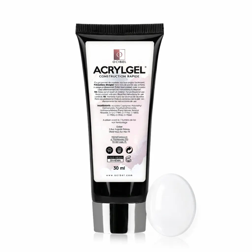 ✨ AcrylGel UV/LED 30g – Sans HEMA / DI-HEMA | Résultat Pro & Tenue Parfaite - Natural OCIBEL