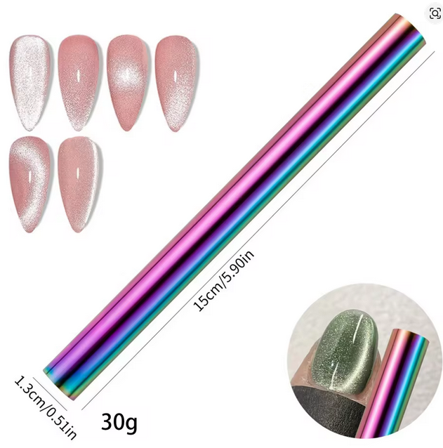 Bâton magnétique long 15 cm – Effet œil de chat / Cat Eye OCIBEL