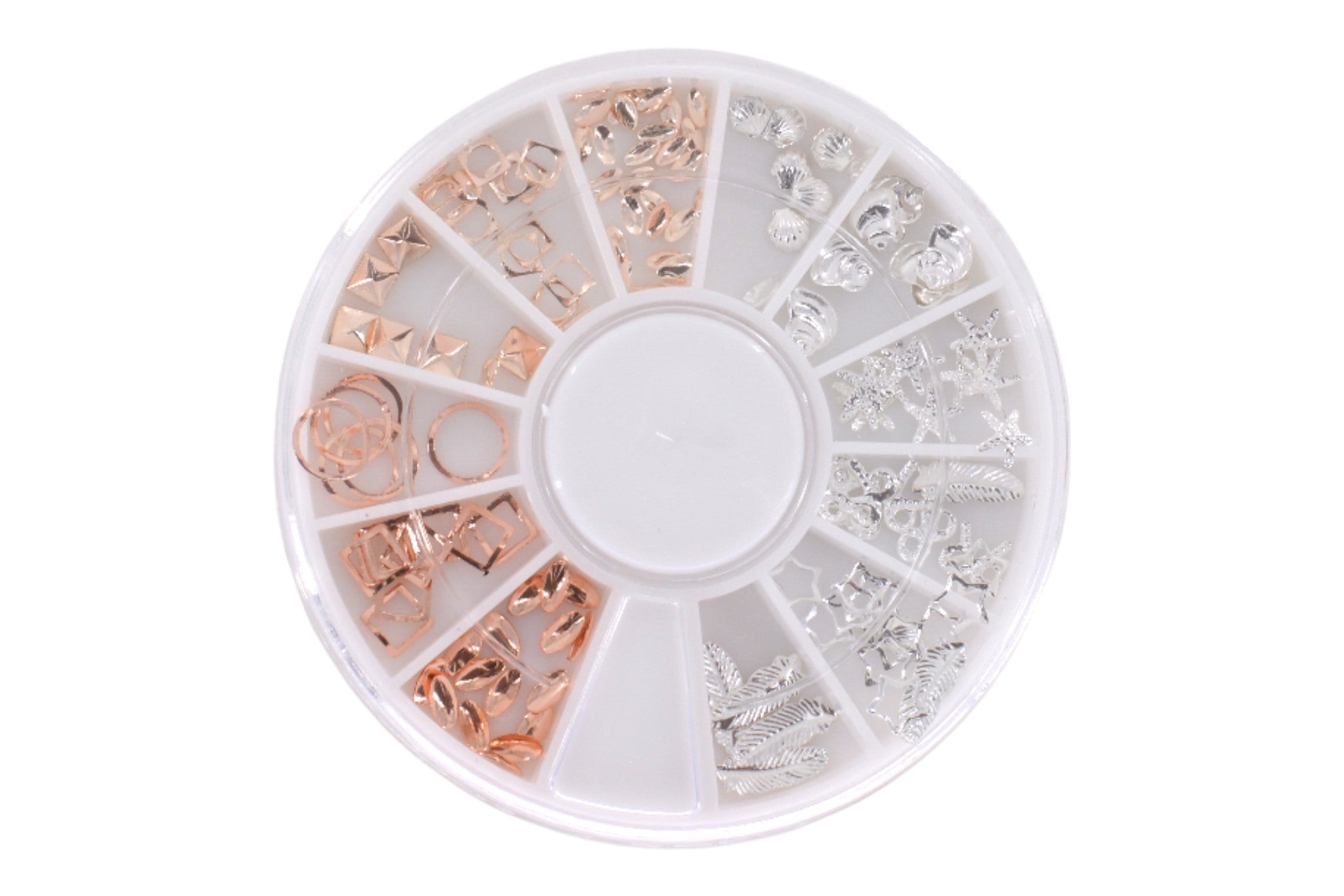 Carrousel Nail Art Déco Métal Etoile Coquillage Rond Plume OCIBEL