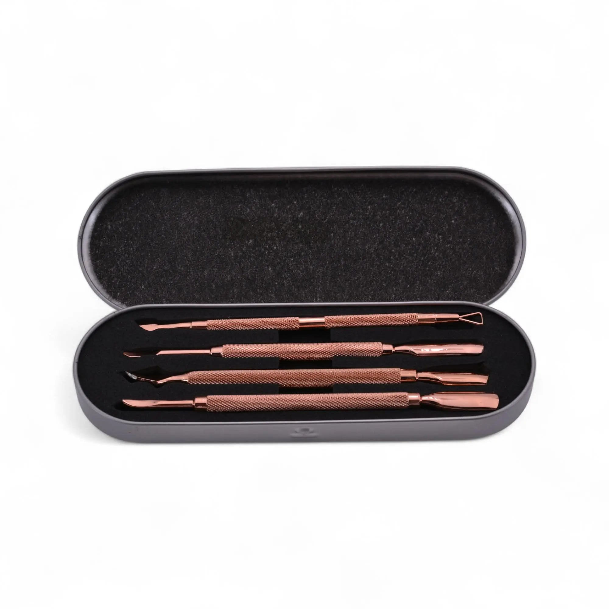 Coffret en Métal de 4 Repousse Cuticules Gold Rose OCIBEL