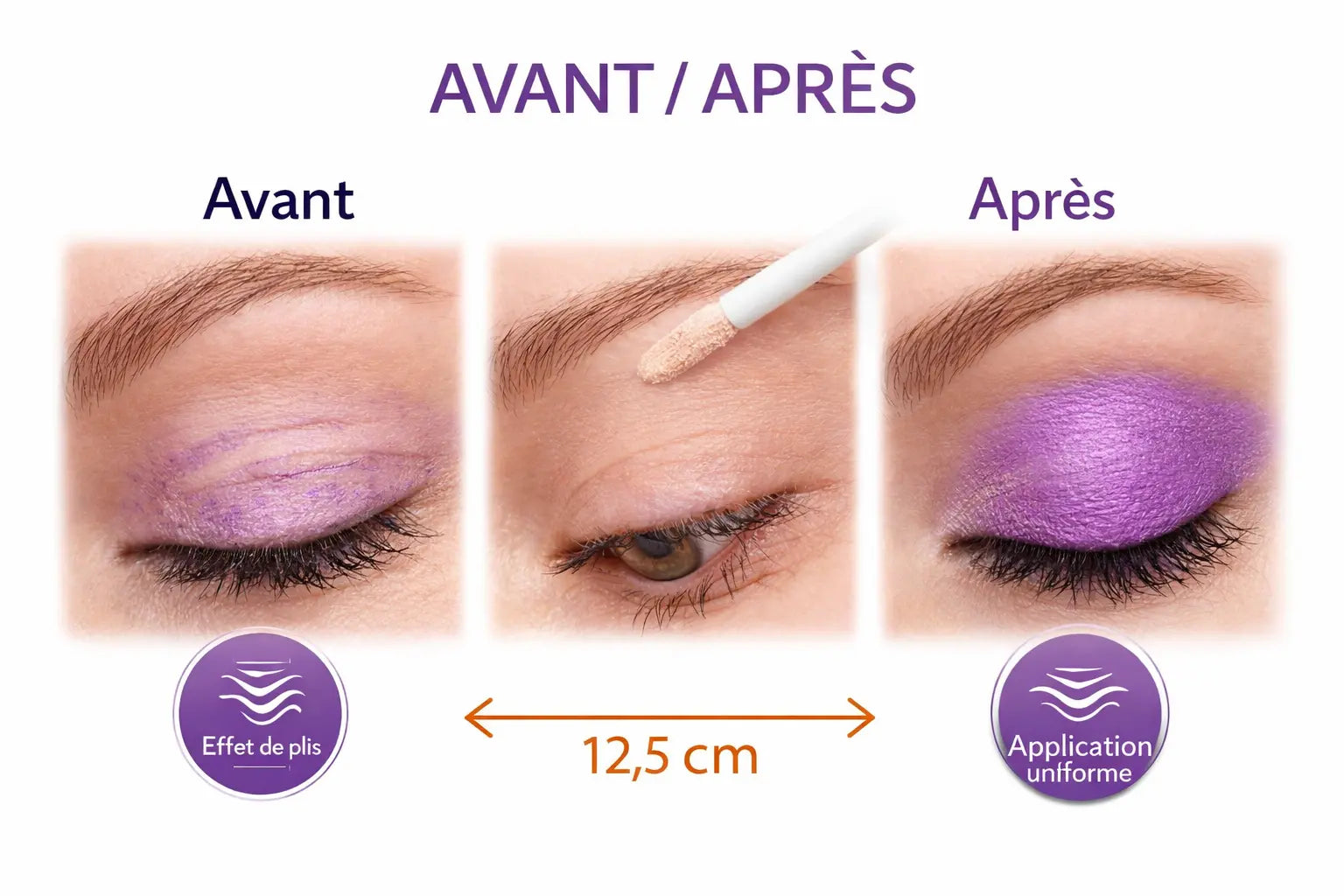 Eye Primer Base Paupières – Fixateur Fard à Paupières Anti-Plis Longue Tenue 24H Waterproof – Intensifie les Couleurs OCIBEL