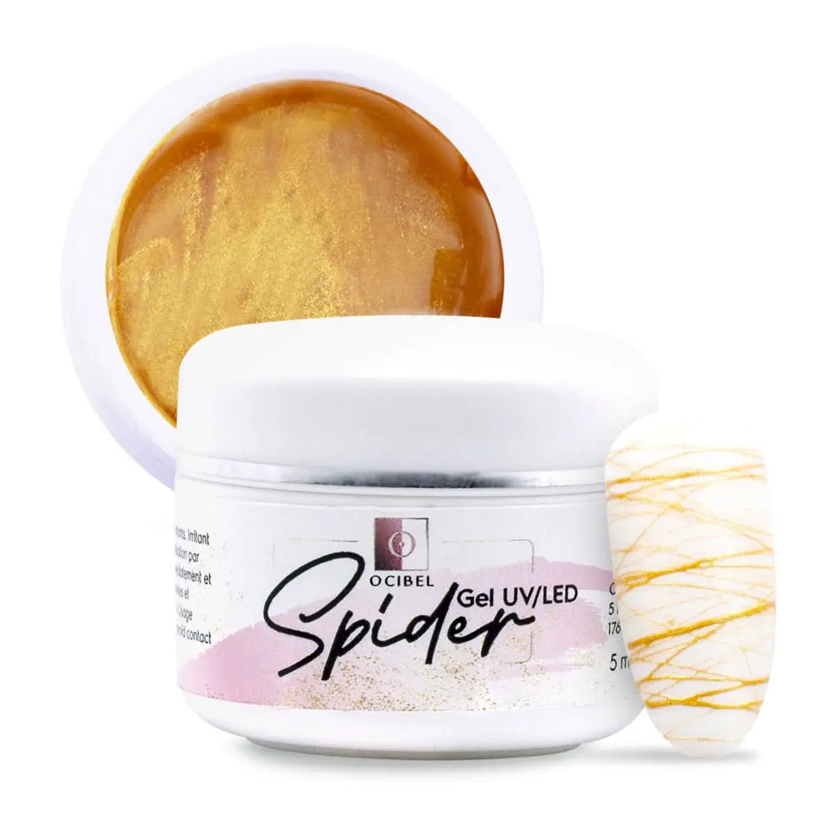 Gel UV / LED Spider Or - 5 ml OCIBEL
