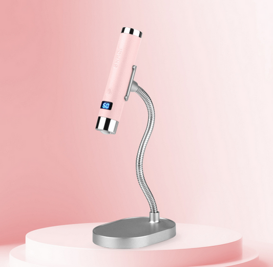 Lampe Fix & Go 5W Sans Fil Détecteur Mouvement Pied Aimanté 30/60s - Rose OCIBEL