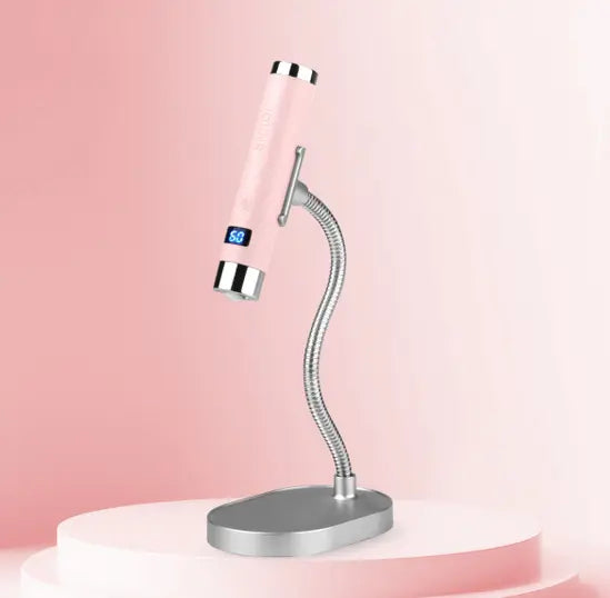 Lampe Fix & Go 5W Sans Fil Détecteur Mouvement Pied Aimanté 30/60s - Rose OCIBEL