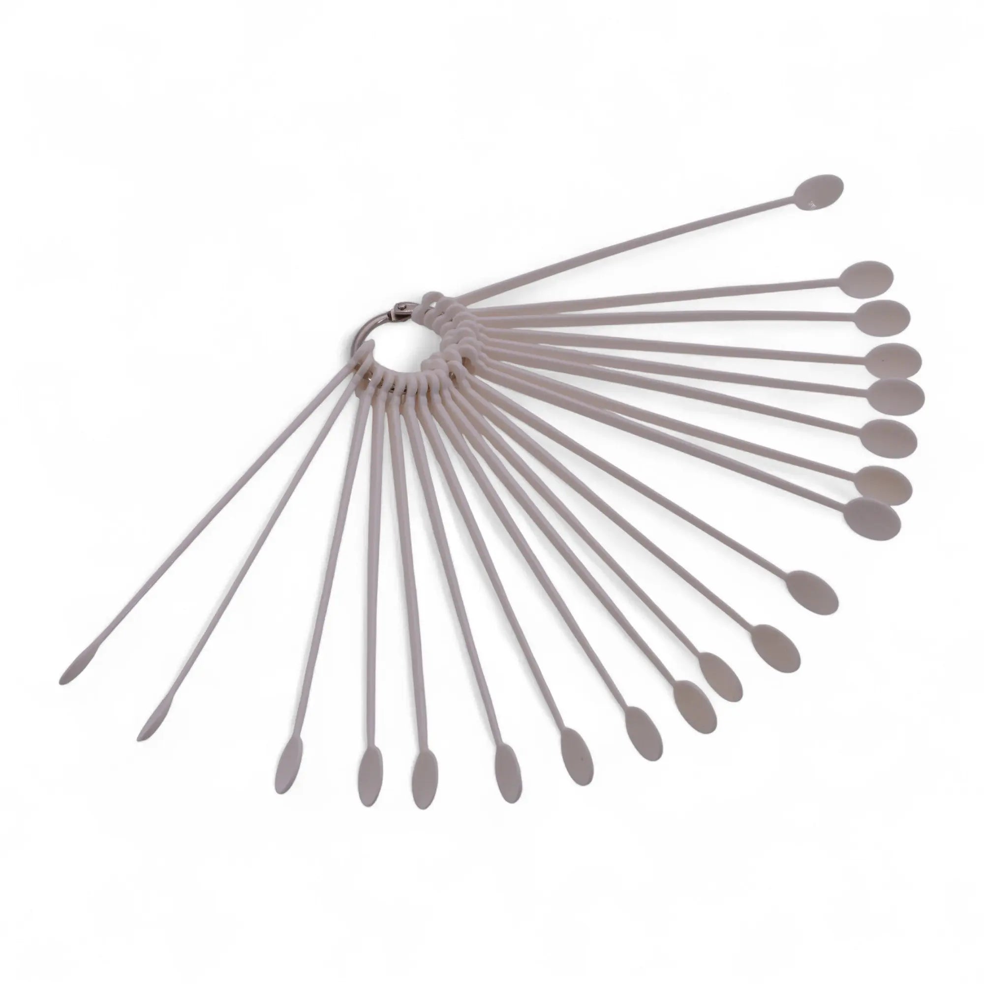 Nuancier Blanc 20 ongles Cuillères - Porte clé OCIBEL