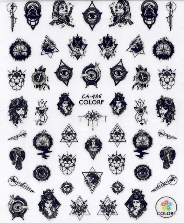 Planche Stickers Autocollant Motif OCIBEL