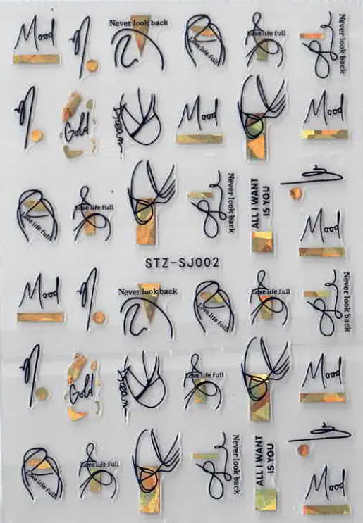 Planche Stickers Autocollant Motif OCIBEL