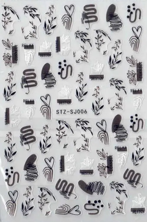 Planche Stickers Autocollant Motif OCIBEL