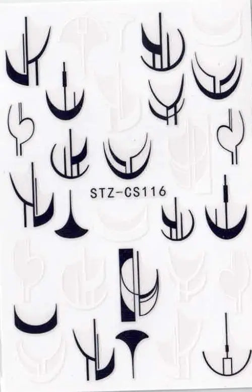 Planche Stickers Autocollant Motif OCIBEL