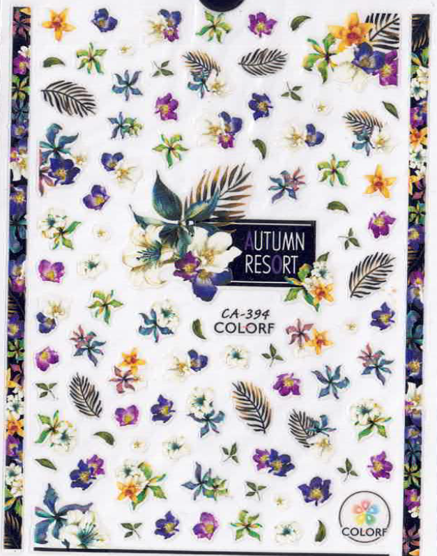 Planche Stickers Autocollant Plante OCIBEL