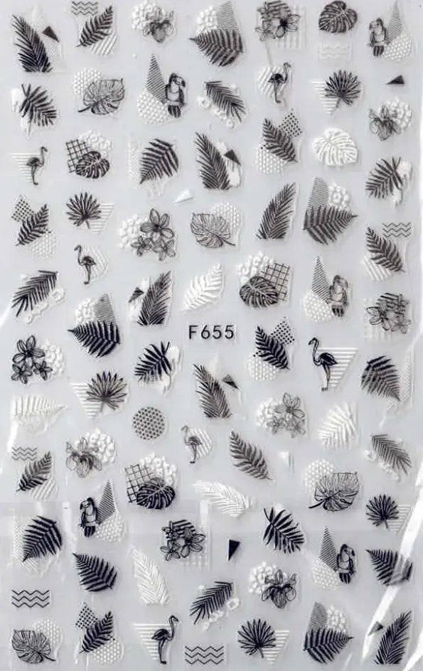 Planche Stickers Autocollant Plante OCIBEL